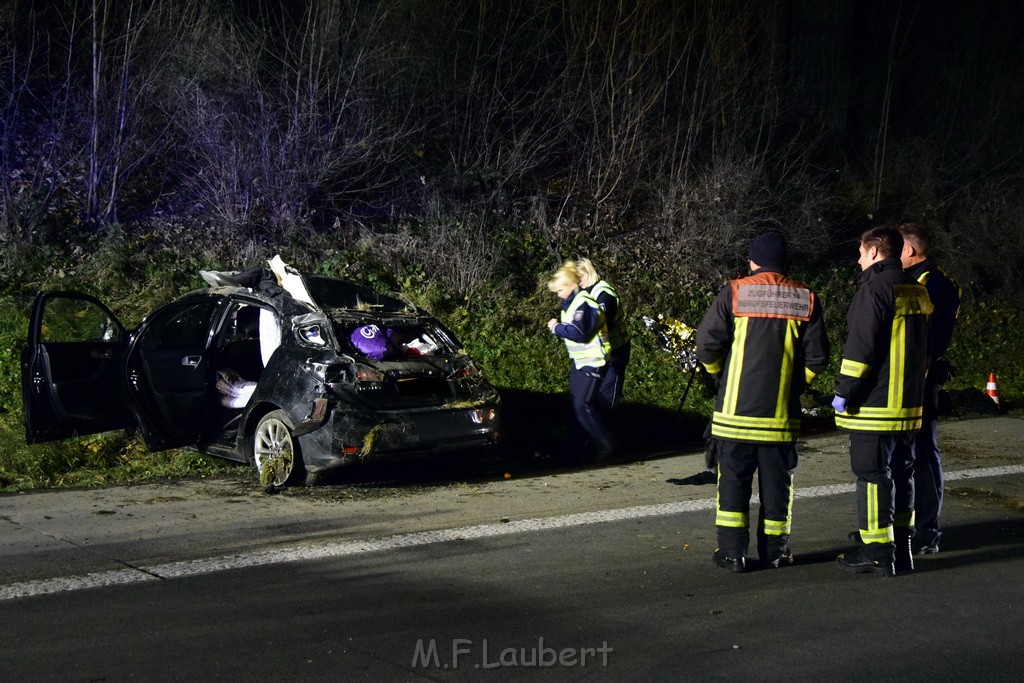 Schwerer VU A 4 Rich Olpe kurz vor AS Koeln Klettenberg P025.JPG - Miklos Laubert